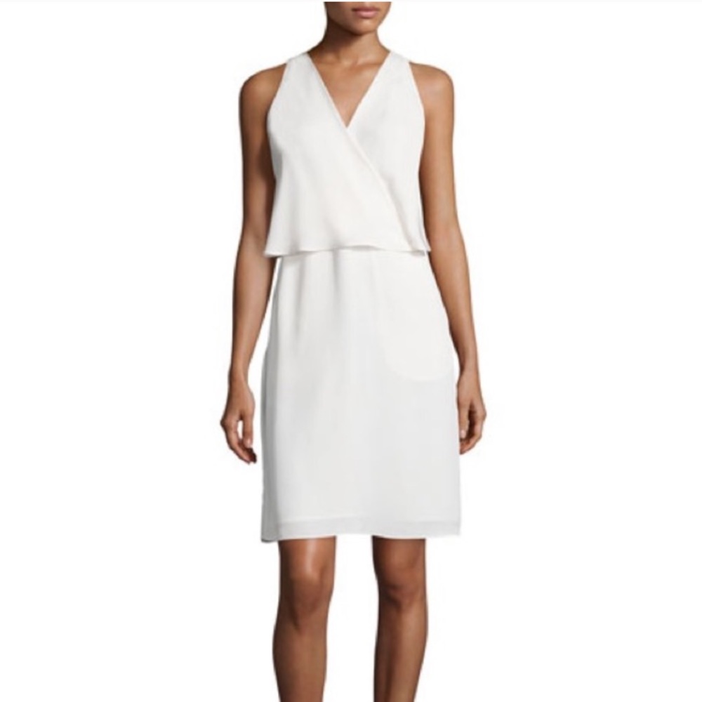Theory | Silk Wrap Dress w/ Pockets